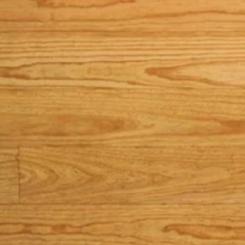Sample of warm-toned wood plank from the washroom palette.